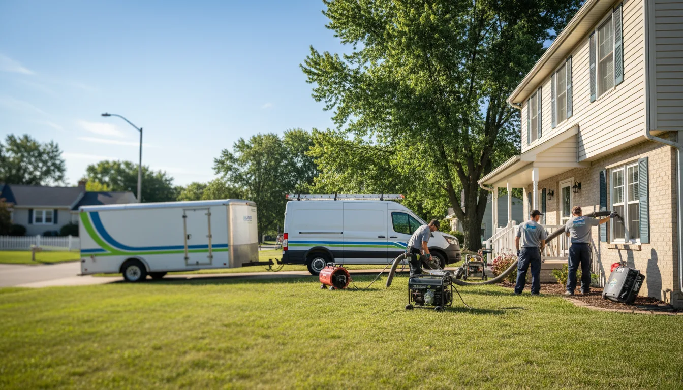 Flooded Basement Restoration And Cleanup With Repair in Hiwasse, AR near me